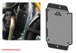 Triumph Scrambler 400 X radiator guard from Evotech Performance 2024+